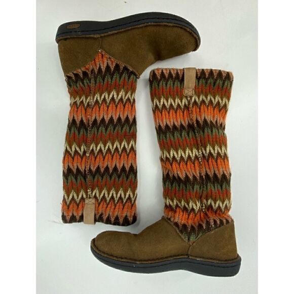 ☮️ Keen boots auburn Navajo brown suede sweater - Picture 1 of 9